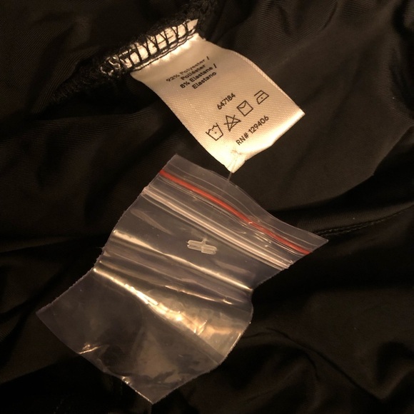 Mock neck Ruched Black Mini Dress - Picture 11 of 16